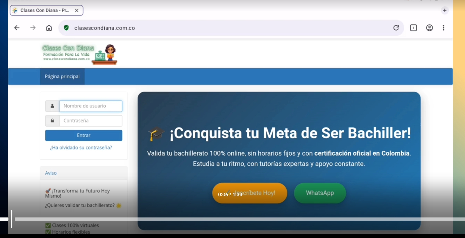 Introducción Bachillerato a Distancia